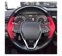 Cubrevolante para Toyota para Camry para Avalon 2019 para Corolla 2019-2020 para RAV4 2019 Funda Volante Coche Negra Antideslizante para Hacer Tú Mismo Fundas para Volante(Estilo 2)