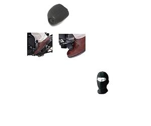 Cubrezapatos de Goma para Moto Tucano Urbano New Foot On 312 Negro Universal para Todos los Modelos de Moto se Monta en Palanca de Cambios