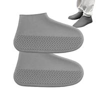 Cubrezapatos de silicona, impermeables, impermeables, reutilizables, antideslizantes, para lluvia, días de nieve, playa del desierto, carreteras fangosas