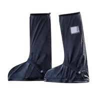 Cubrezapatos impermeables, antideslizantes, con bandas reflectantes, plegables, reutilizables, para hombre y mujer, protección contra la lluvia para bicicleta o moto, L40-42EU