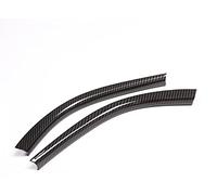 Cubrir rayones Car Center Console Panel Trim Sticker Auto Accessoreis Para Benz Clase A GLA CLA W176 A180 ABS Carbon Fiber Silver(Carbon fiber)