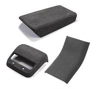 Cubrir rayones Panel de decoración consola media para coche, reposabrazos para salpicadero, cubierta salida aire acondicionado para asiento trasero para Tesla Model 3 Y(Universal 3kits)