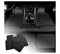 CUBRXEBAT 4 Piezas Coche Cuero Alfombrillas para Kia Picanto 2004-2011, Alfombras Delanteras e Traseras Alfombras Esterillas Forro Protección Accesorios