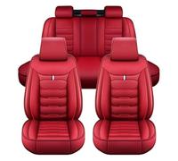 CUBRXEBAT Fundas Asientos Coche para Dodge Avenger/Caliber de Cuero Sintético Premium, Juego Completo de Fundas para Coche con Airbag Compatible,C