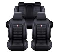 CUBRXEBAT Fundas Asientos Coche para Dodge Caliber Hatchback 2006-2011 de Cuero Sintético Premium, Juego Completo de Fundas para Coche con Airbag Compatible,D