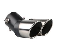 CUBRXEBAT Tubo de Escape del Coche para Volvo Polestar 2 2021 2022-2026, Tubo de Punta de Silenciador de Escape Acero Inoxidable Tubo de Extremo Cola Final,A