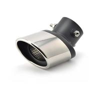 CUBRXEBAT Tubo de Escape del Coche para VW Golf MK1 MK2 MK3 MK4 MK5 MK6 MK7 MK8, Tubo de Punta de Silenciador de Escape Acero Inoxidable Tubo de Extremo Cola Final,C