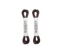 CUBSER Cordones redondos (2 pares) de alta calidad, encerados, duraderos, finos de 3 mm, para zapatos Oxford casuales, Brown, 75 cm