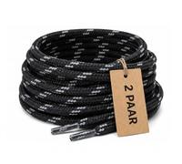 CUBSER - Cordones redondos premium [2 pares] - Cordones de poliéster resistentes al desgarro para zapatos de senderismo, trekking, zapatos de trabajo, botas y zapatos al aire libre - Longitudes 70-200