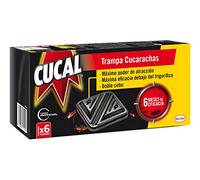 Cucal Insecticida Trampa Cucarachas Doble Cebo, 6 Unidades
