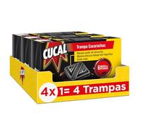 Cucal Insecticida Trampa Cucarachas Doble Cebo (pack de 3, total: 18 unidades), trampas para cucarachas con hasta 6 meses de eficacia, elimina cucarachas por contagio
