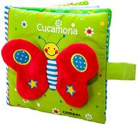 Cucamona - Libro de Tela para Bebés | Juguete Sensorial para Estimular los Sentidos y el Desarrollo Temprano (0-2 Años)