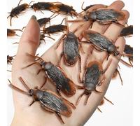 Cucarachas Falsas, Cucarachas Falsas Realistas, Bichos de Plástico, Cosas de Broma para Halloween (15pcs - 1000pcs)