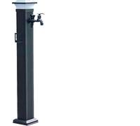 CucCe Columna de agua de acero inoxidable Columna de agua del grifo al aire libre,Fuente riego jardín piso carga solar,Lavado patio trasero(104cm/41in)