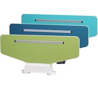 CucCe Divisor de privacidad de Escritorio, Panel acústico de Escritorio Que Reduce el Ruido y Las distracciones visuales for oficinas en casa, bibliotecas y aulas.(Green,30X80X0.5CM)