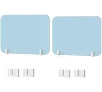 CucCe Panel Divisor de privacidad for Escritorio (2 Unidades), partición acústica Que Reduce el Ruido, Las distracciones visuales y los exámenes for Estudiantes en la Oficina.(BLU,40X30CM)