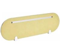 CucCe Panel Divisor de privacidad for Escritorio, mamparas de Oficina con Clips Que reducen el Ruido y Las distracciones visuales, Panel insonorizado(Beige,30X60X0.5CM)