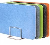 CucCe Panel Divisor de privacidad for escritorios, Aislamiento acústico con Abrazadera for escuelas, aulas y Estudiantes.(Gray-b,30X80CM)