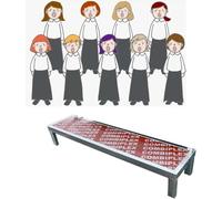 CucCe Pasos de coro de un solo nivel, aptos for todo tipo de eventos, fiestas y actuaciones, fáciles de montar