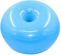 CucCe Pelota de Yoga Bola de Bola de Yoga en Forma de Bola de Ejercicios a Prueba de explosiones en Forma de Bola de Fitness para el hogar Dentro de la Bomba de Aire (Azul Claro)