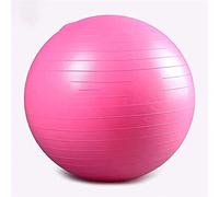 CucCe Pelota de Yoga Bola de Ejercicios de 45-95 cm, Bola de Fitness Corporal, Bola de Yoga a Prueba de explosiones de Pelota de Pilates, Bola de Parto para Yoga, Pilates, Fitness(Pink,75CM)