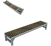CucCe Plataforma de escenario portátil de un solo nivel, escalones plegables, plataforma de coro, for bodas y actuaciones(30cm(11 3/4"))