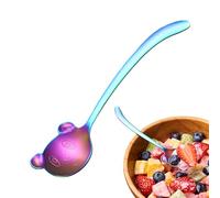 Cucchiai Da Dessert - Acciaio Inossidabile 304 6,42x1,38 Pollici | Utensili Da Portata In Acciaio Inossidabile Panda Con Design Adorabile, Cucina, Casa, Cucchiaini Da Tè | Hotel Cena Ristorante Festa