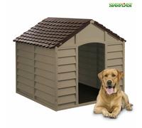 Cuccia Exterior Starplast PVC Anti UV Marrone para Perros Medianos