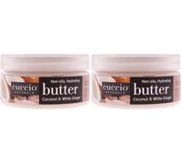 Cuccio Crema Corporal - 240 Ml Coconut & White Ginger, 226 Gramo (Paquete de 2)
