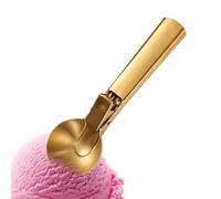 Cuchara,Acero Inoxidable Ergonómico Anti-Deslizante,Cuchara De Hielo | Para Postre Buffet Fiesta Cocina Casa Fruta Palomitas Sandía Cookie