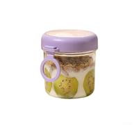 Cuchara aislada de acero inoxidable 304 de gran capacidad con tapa, para avena, sopa y leche, mantiene la comida caliente o fría con tecnología de aislamiento al vacío (blanco)