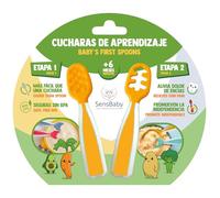 Cuchara Bebe Aprendizaje - Precucharas Bebe Blw para Primeros Alimentos, Cuchara Silicona Bebé 6 Meses Recomendadas por Nutricionistas, Cubiertos, Alimentacion Complementaria, Baby Led Weaning