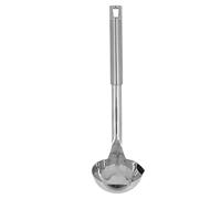 Cuchara Colador de Sopa, Acero Inoxidable 304, Cucharón para Separar Aceite y Líquidos, 31.5 cm - Durable y Resistente, Mango Ergonómico, Uso en Cocina y Restaurantes