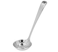 Cuchara coladora de cucharón de sopa de mango largo de acero inoxidable 304 para cocinar en olla caliente (passoire en argent)