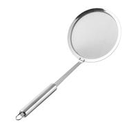 Cuchara coladora de malla fina, cuchara de acero inoxidable, colador de cocina resistente al calor con malla ultrafina para desnatar grasa, espuma, filtrar leche de soja, hojas de té, caldo