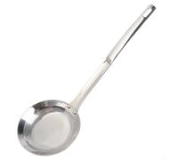 Cuchara coladora multiusos de acero inoxidable diseñada para filtrar grasa de espuma flotante y grasa en cocinas y ollas calientes (mediana)