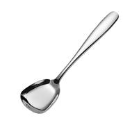 Cuchara de acero inoxidable con cabeza cuadrada, cuchara medidora cuadrada