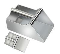 Cuchara de acero inoxidable para alimentos, multiuso, para mover la cocina, pequeña pala de ingredientes, construcción resistente a la corrosión, forma de agarre ergonómica, ayuda a medir harina