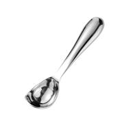 Cuchara de acero inoxidable para helado, herramienta de cocina, cuchara de postre de frutas, cucharas de servir alimentos, cuchara de postre fácil de limpiar
