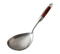 Cuchara de acero inoxidable para patatas fritas, pasta, albóndigas, Wan Tan, Hot Pot, cocina de camping
