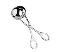Cuchara de albóndigas de acero inoxidable 304 de agarre cómodo para preparar alimentos de forma fácil y segura, utensilios de cocina, pinzas grandes para albóndigas