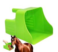 Cuchara de alimentación para caballos, cuchara de servicio de alimentos, cuchara ergonómica de alimentación de ganado para jardinería, patio, ganado, aves de corral, pollo, ovejas, ganado