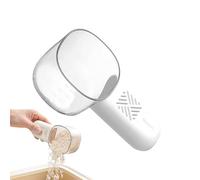 Cuchara de arroz - 6.1 pulgadas Kitchen Spoon | ABS Measuring - Multifunctional rice spoons with scale for cooking flour rices soybean powder and pet feeding kitchen home use