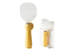 Cuchara de arroz de pie, cuchara magnética antiadherente, espátula de cuchara de arroz de 8 pulgadas con mango antideslizante, herramienta de cocina y servir para puré de patatas, utensilios de cocina