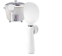 Cuchara de arroz de pie, cuchara magnética antiadherente, espátula de cuchara de arroz de 8 pulgadas con mango antideslizante, herramienta de cocina y servir para puré de patatas, utensilios de cocina