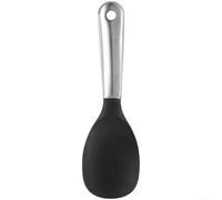 Cuchara de arroz diseñada con exterior de silicona de doble capa e interior de acero inoxidable para seguridad de utensilios de cocina, resistencia al calor y capacidad de colgar (B)