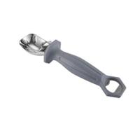 Cuchara de bolas de helado de acero autofusible para cocina y hogar con acero inoxidable y acero inoxidable por lo que es accesible para todos (gris)