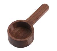 Cuchara de café de madera, cuchara medidora de nogal natural para granos de café, té en polvo, ingredientes de cocina, cuchara métrica de café rústica, cuchara de nogal para condimentos, utensilios de