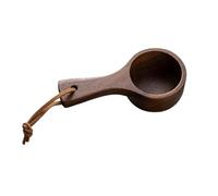 Cuchara de café de madera de madera - cuchara para moler pala de café, cuchara de café de madera, cuchara dosificadora de granos de café, cuchara de café para la pala, medición y servir café, té