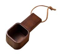 Cuchara De Café - Madera 4x3x11.5cm | Herramienta De Medición De Cucharada | Cazo De Almacenamiento De Botes | Agitador Mezclador De Cocina Para Sopa Con Mango Largo, Para Té, Harina, Granos